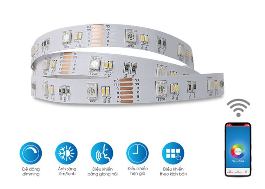 Đèn LED Dây Thông Minh 5M