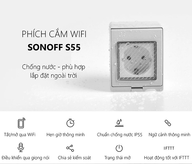 Ổ cắm thông minh Sonoff