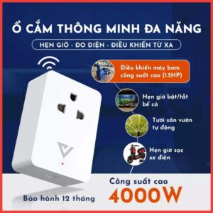 Ổ cắm thông minh đo điện năng Vconnex 1 o cam thong minh vconnex 6